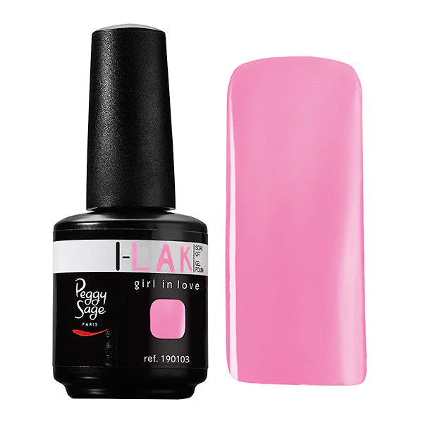 PEGGY SAGE  SOAK OFF GEL POLISH I-LAK - GIRL IN LOVE -15ML