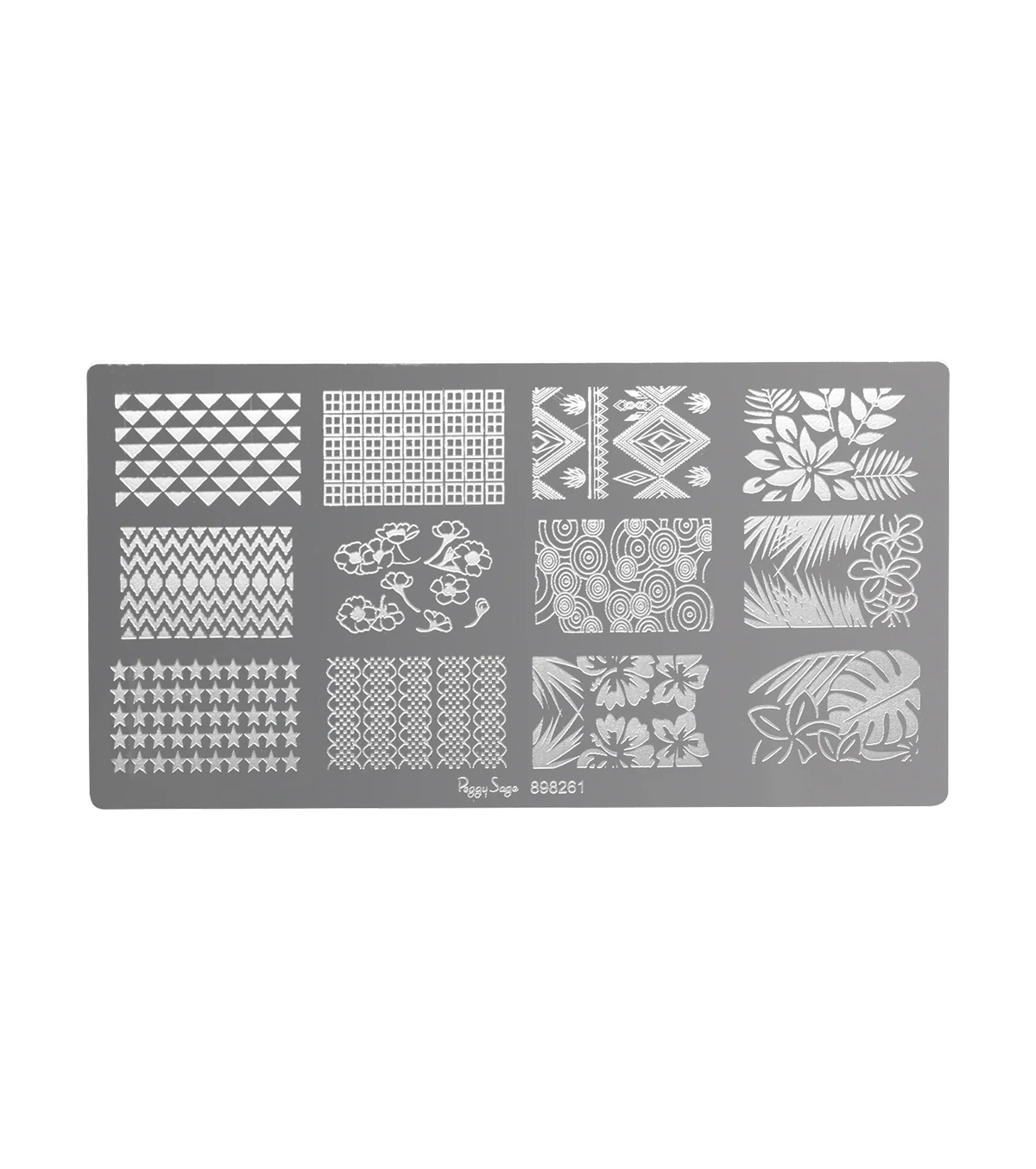PEGGY SAGE TAVOLA DI STAMPING NAIL ART 1