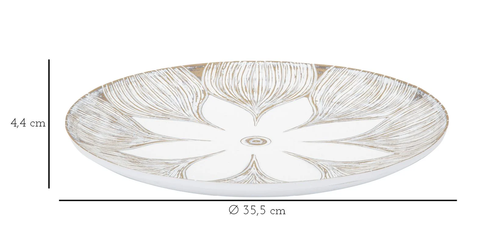 Piatto Decorativo in Resina Atene Ø 35,5 cm - Image 6