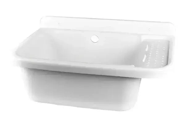 Lavandino da parete in resina 50x35x24