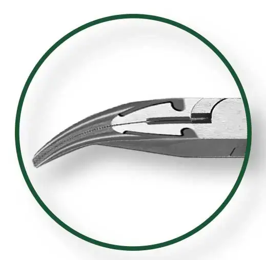 Pinza Becco Curvo a Punta 160 MM – Acciaio al Carbonio, Impugnatura Bicolore - Image 2