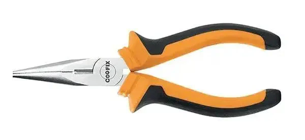 Pinza becco lungo piatto 160mm crv