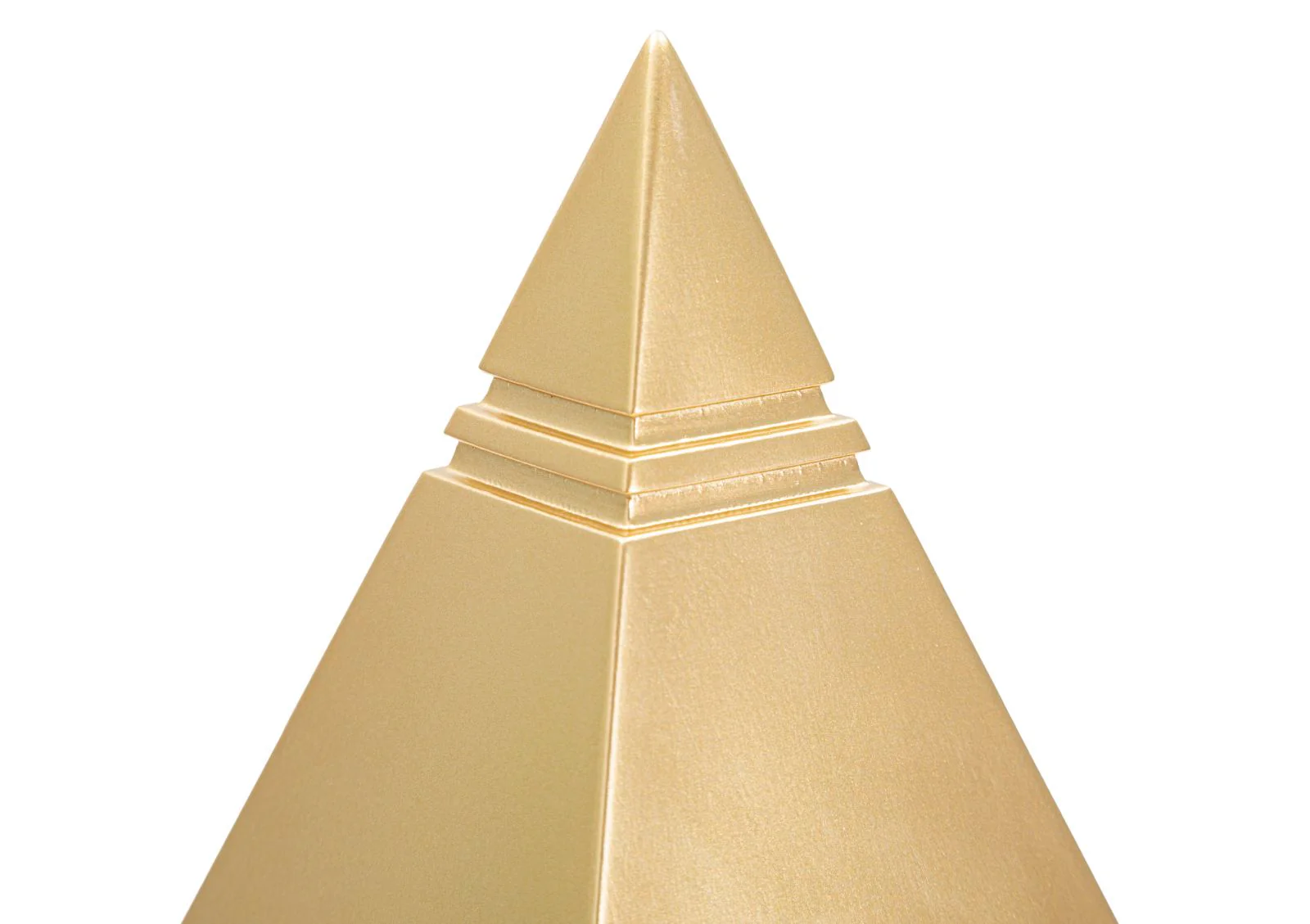 Piramide dorata elegante cm 11,5x11,5x15,5 - Image 2