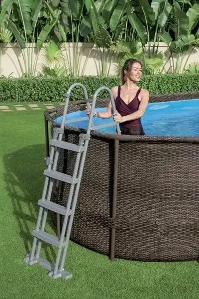 Piscina 549x274x122 ovale rattan - Image 2