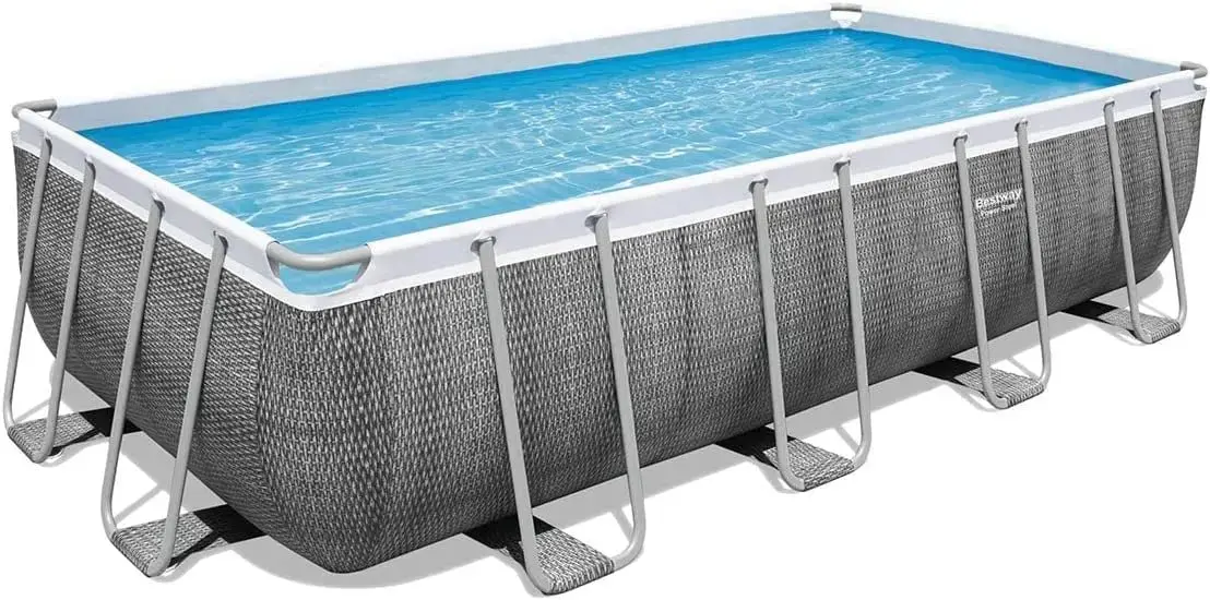 Piscina rettangolare stile rattan 549x274x122 - Image 2