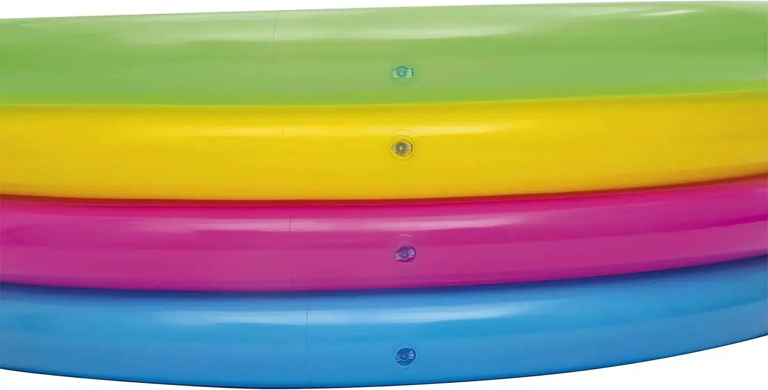 Piscina per bambini a 4 anelli colorati 157x46 - Image 2