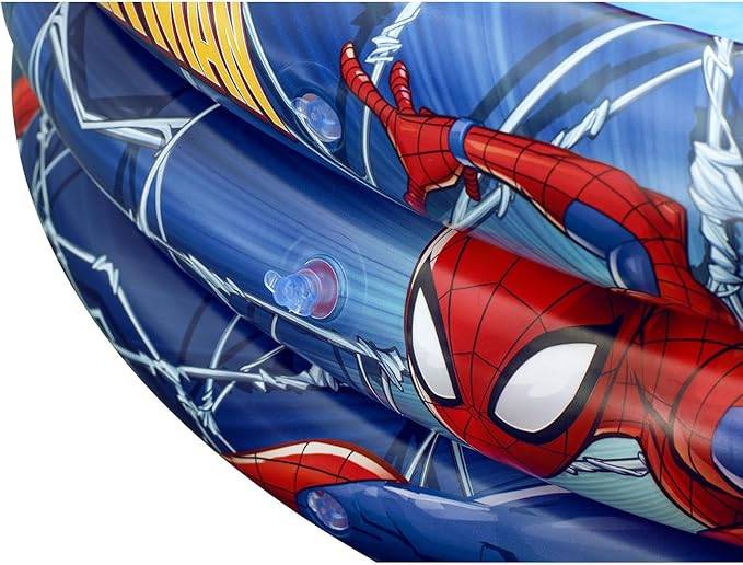 Piscina Gonfiabile Spider-Man 3 Anelli – Ø 122x30 cm in PVC - Image 4