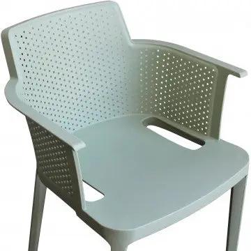 Poltrona Cathy - Poltrona impilabile in polipropilene - Dimensioni: 60x58x76.5cm - Image 26
