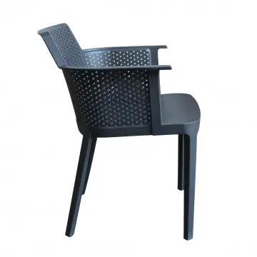 Poltrona Cathy - Poltrona impilabile in polipropilene - Dimensioni: 60x58x76.5cm - Image 3