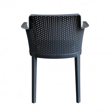 Poltrona Cathy - Poltrona impilabile in polipropilene - Dimensioni: 60x58x76.5cm - Image 4