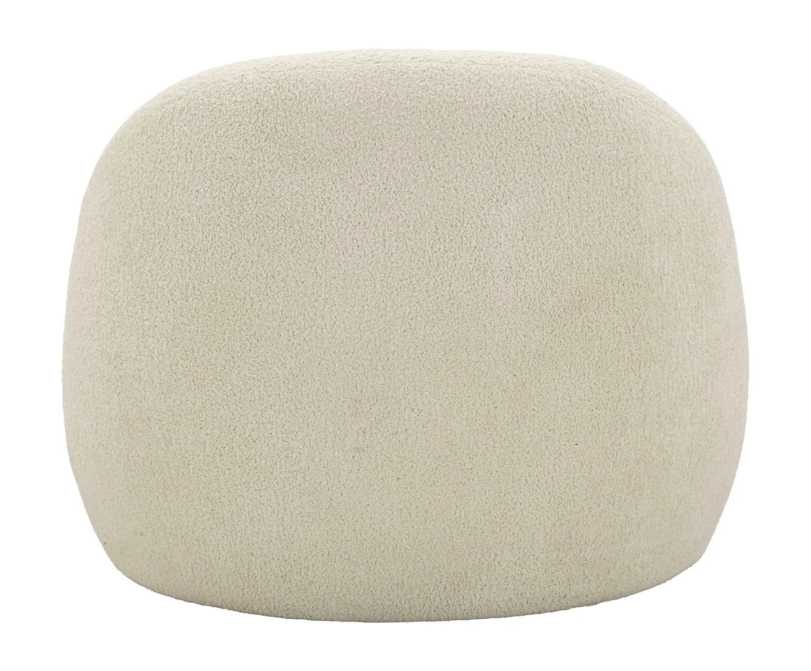 Poltrona Ginevra Bianca In Plywood Con Tessuto Bouclé Morbido E Comfort Nordic 81x78x64 Cm - Image 4