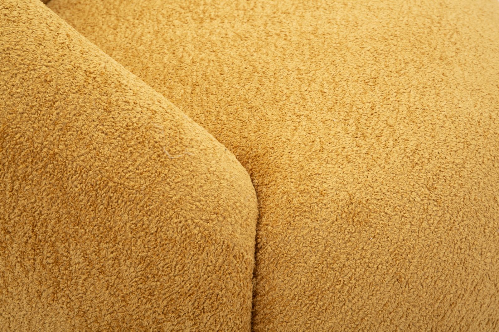 Poltrona Ginevra Senape Bouclé Con Struttura In Plywood Imbottitura In Schiuma E Poliestere 81x78x64 Cm - Image 5