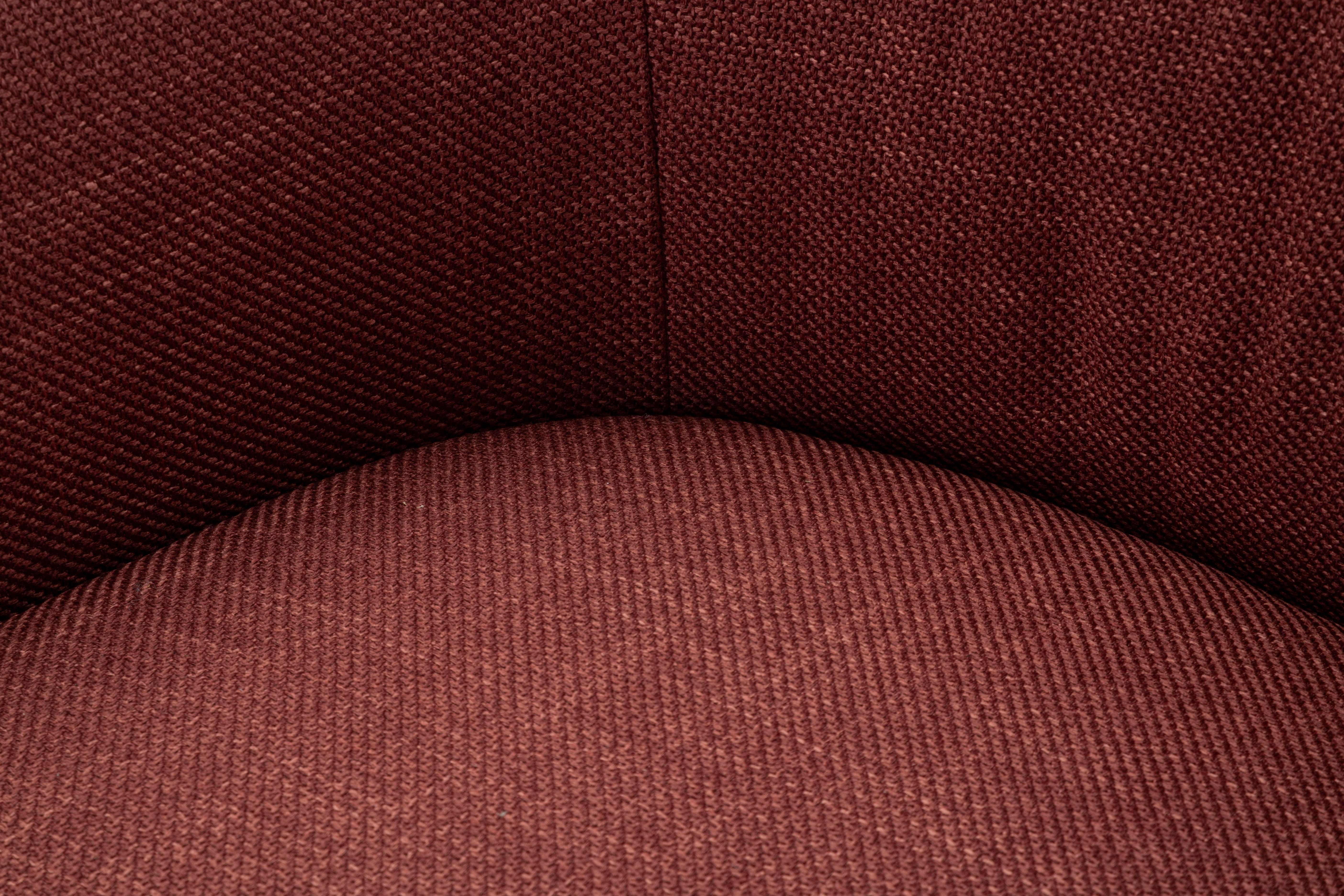 Poltrona Girevole Siena Bordeaux CM 83,5X66X80 Elegante - Image 12