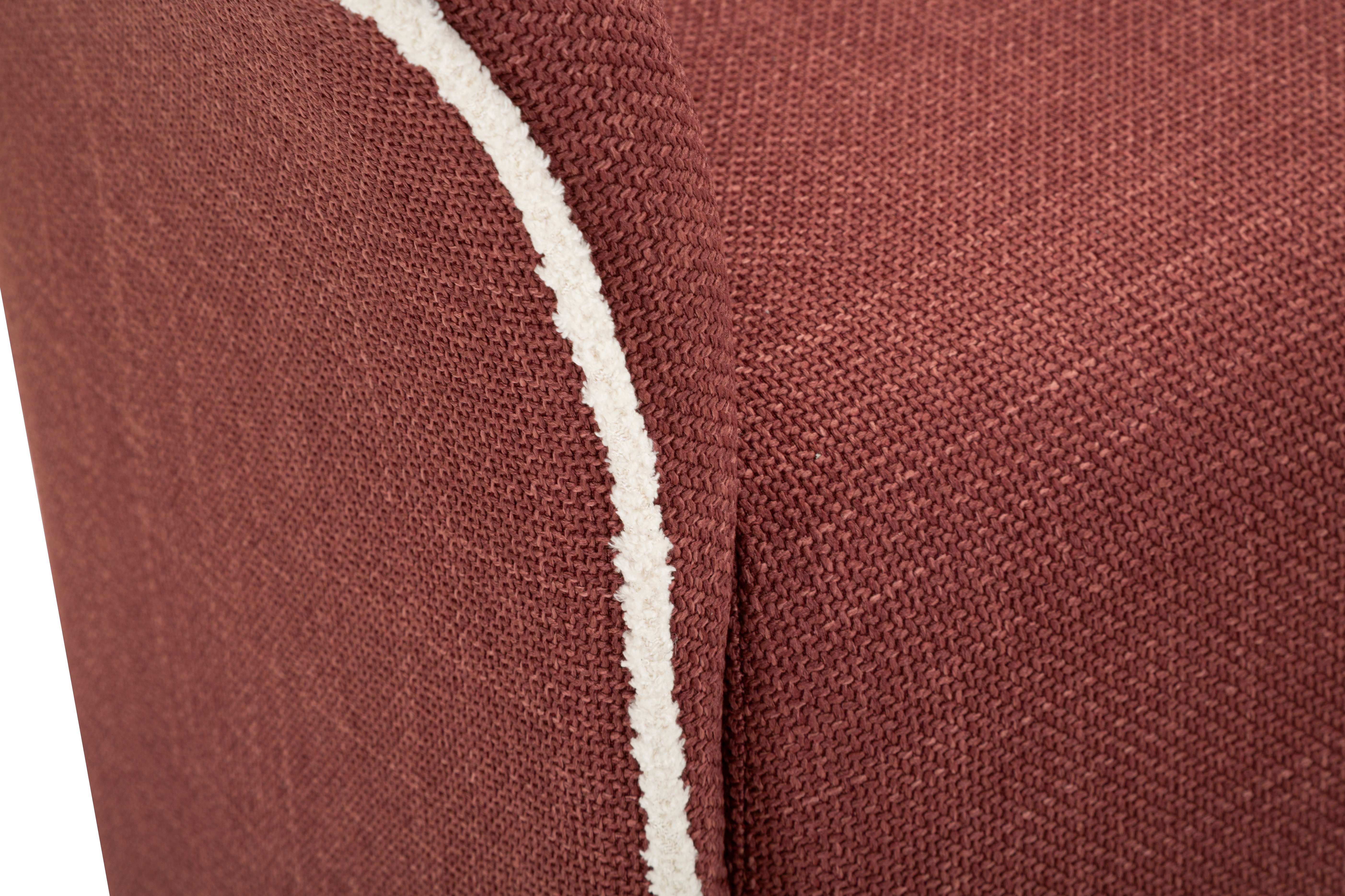 Poltrona Girevole Siena Bordeaux CM 83,5X66X80 Elegante - Image 5
