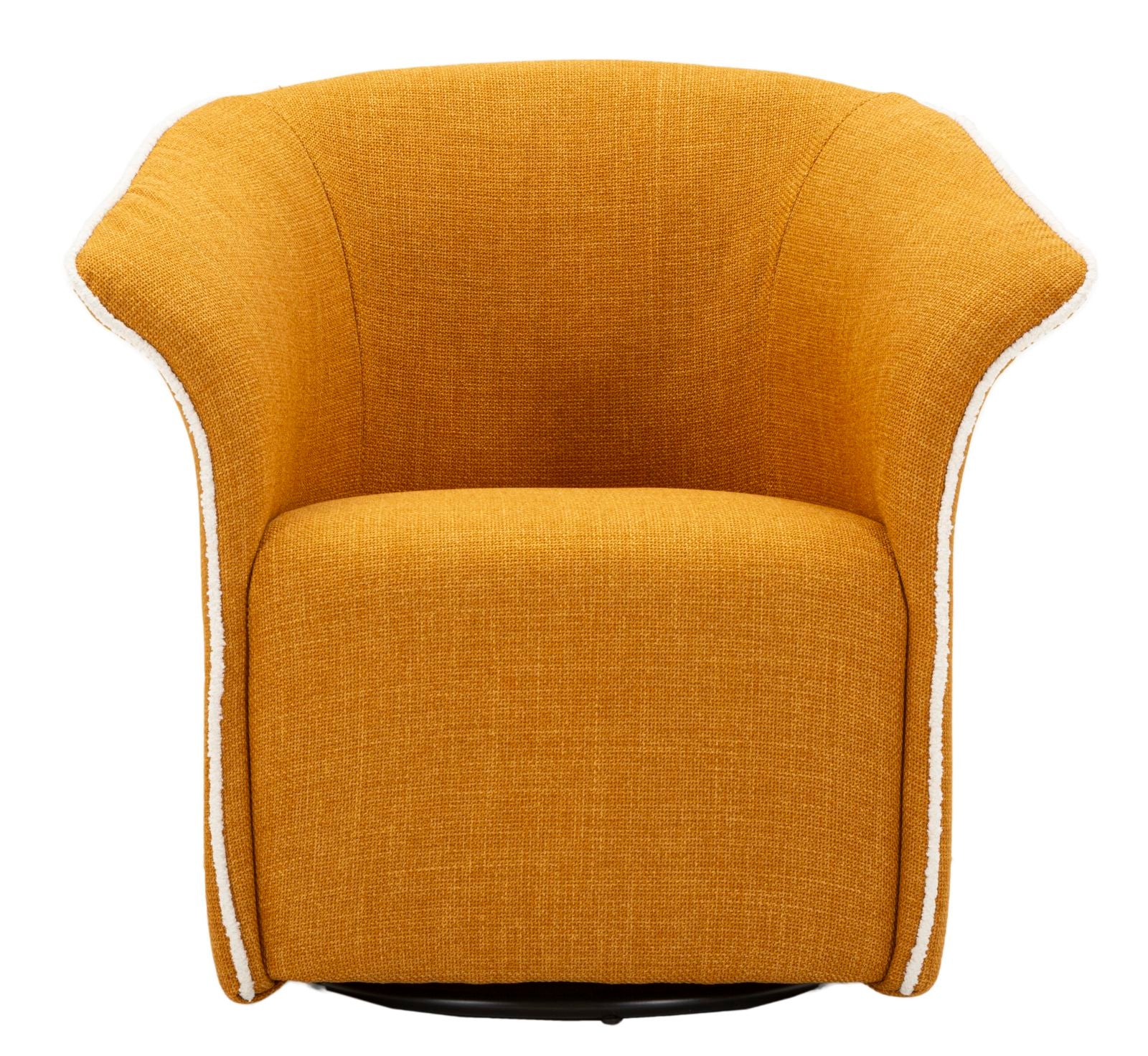 Poltrona Girevole Siena Senape 83,5X66X80 Alta 42 cm - Image 2
