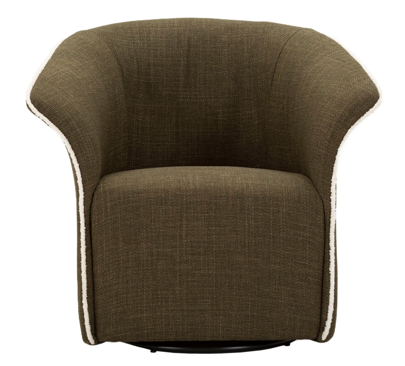 Poltrona Girevole Siena Verde Cm 83,5X66X80 Elegante - Image 2