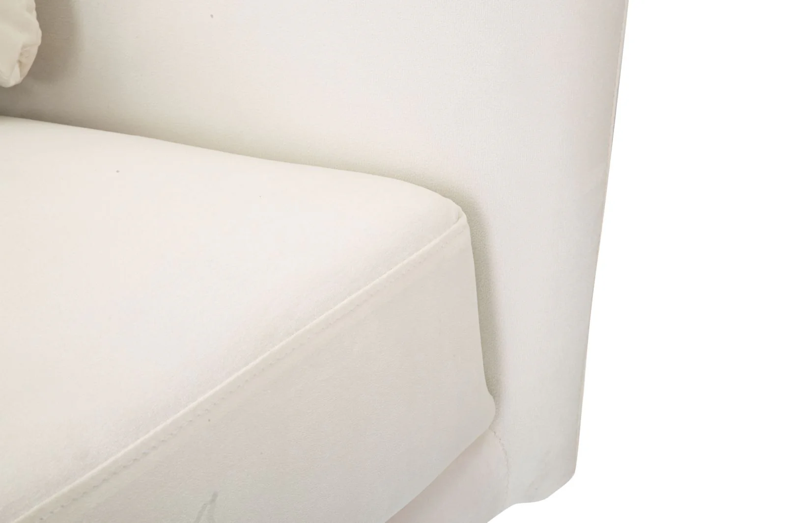 Poltrona Kiev in Tessuto Crema - Dimensioni 88x77x74 cm - Image 7