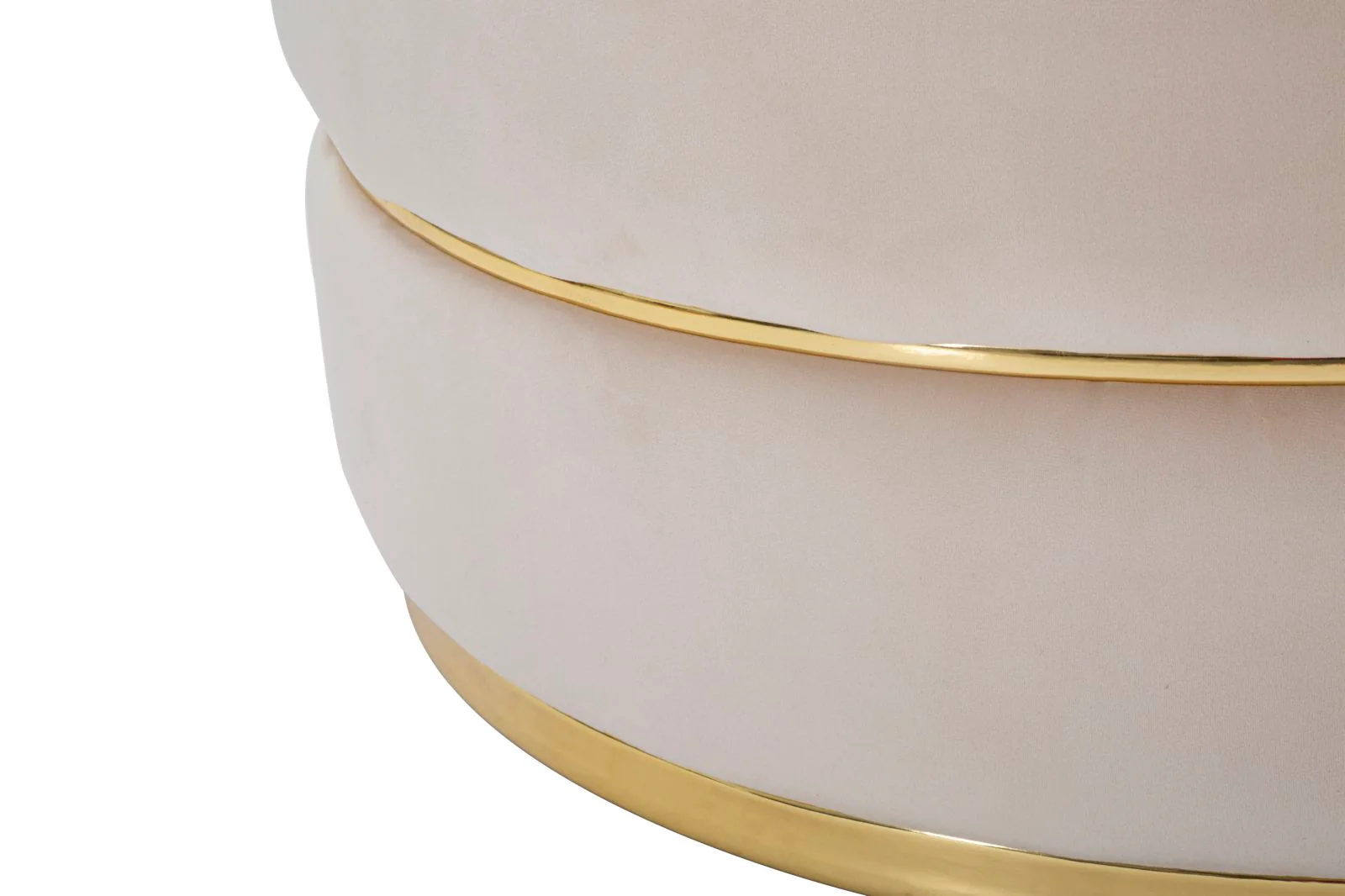 Poltrona Eleganza Paris Space Crema e Oro ø 84x72 cm - Image 3