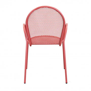 Poltrona Sheffield impilabile in acciaio con braccioli - Image 18