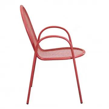 Poltrona Sheffield impilabile in acciaio con braccioli - Image 19