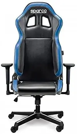 Poltrona ufficio Sparco Icon nero-azzurro - Image 2