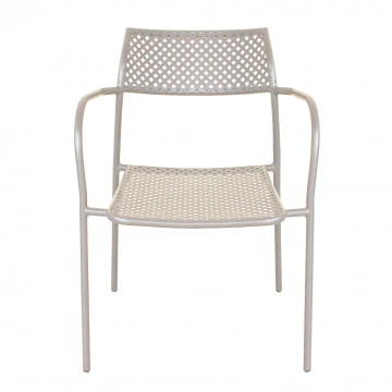 Poltrona Windsor con braccioli impilabile con verniciatura a polvere - Image 11