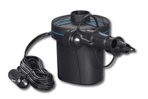Pompa di Gonfiaggio Elettrica 12V, Gonfia/Sgonfia, 680 l/min, 3 Adattatori