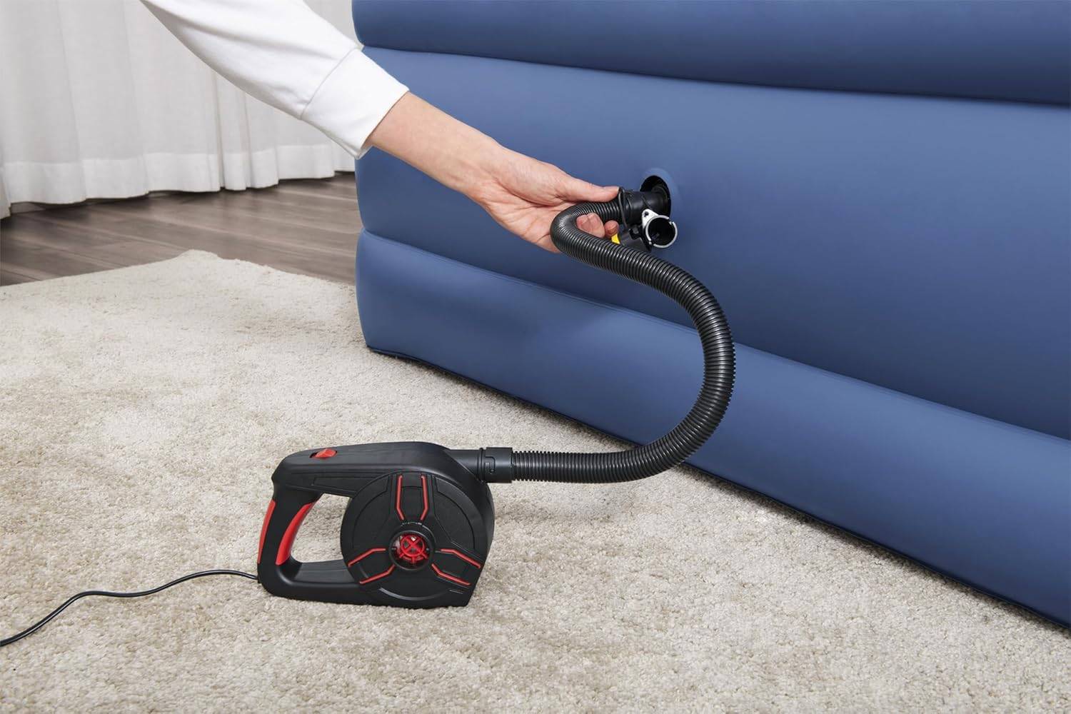 Pompa Di Gonfiaggio Elettrica 240V Con 4 Adattatori Bestway - Image 9