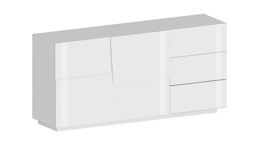 Credenza PONGO 180 cm - Mobile Moderno con 2 Ante, 3 Cassetti e Ampi Ripiani - Image 2