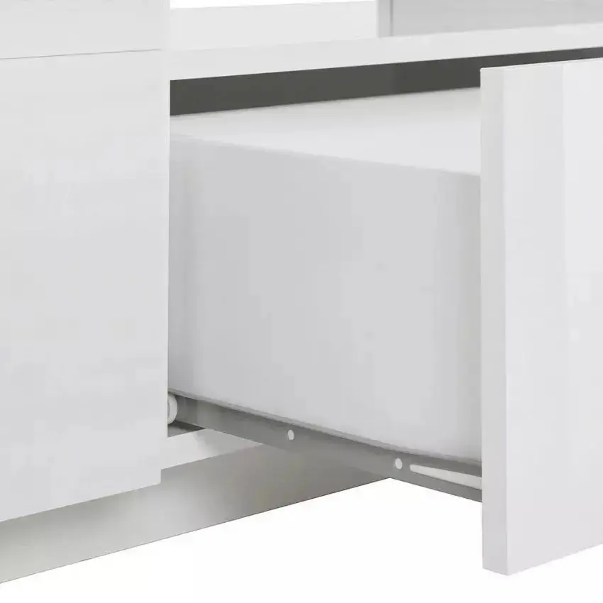 Porta TV in Bianco Laccato Alien Lowboard 260 x 43 x 46 cm - Image 8