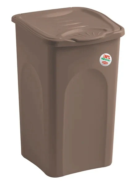 Portabiancheria 50 litri con coperchio in plastica vari colori - Image 3