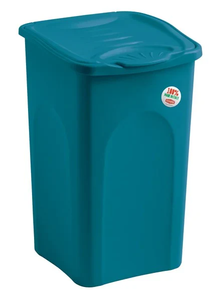 Portabiancheria 50 litri con coperchio in plastica vari colori - Image 4