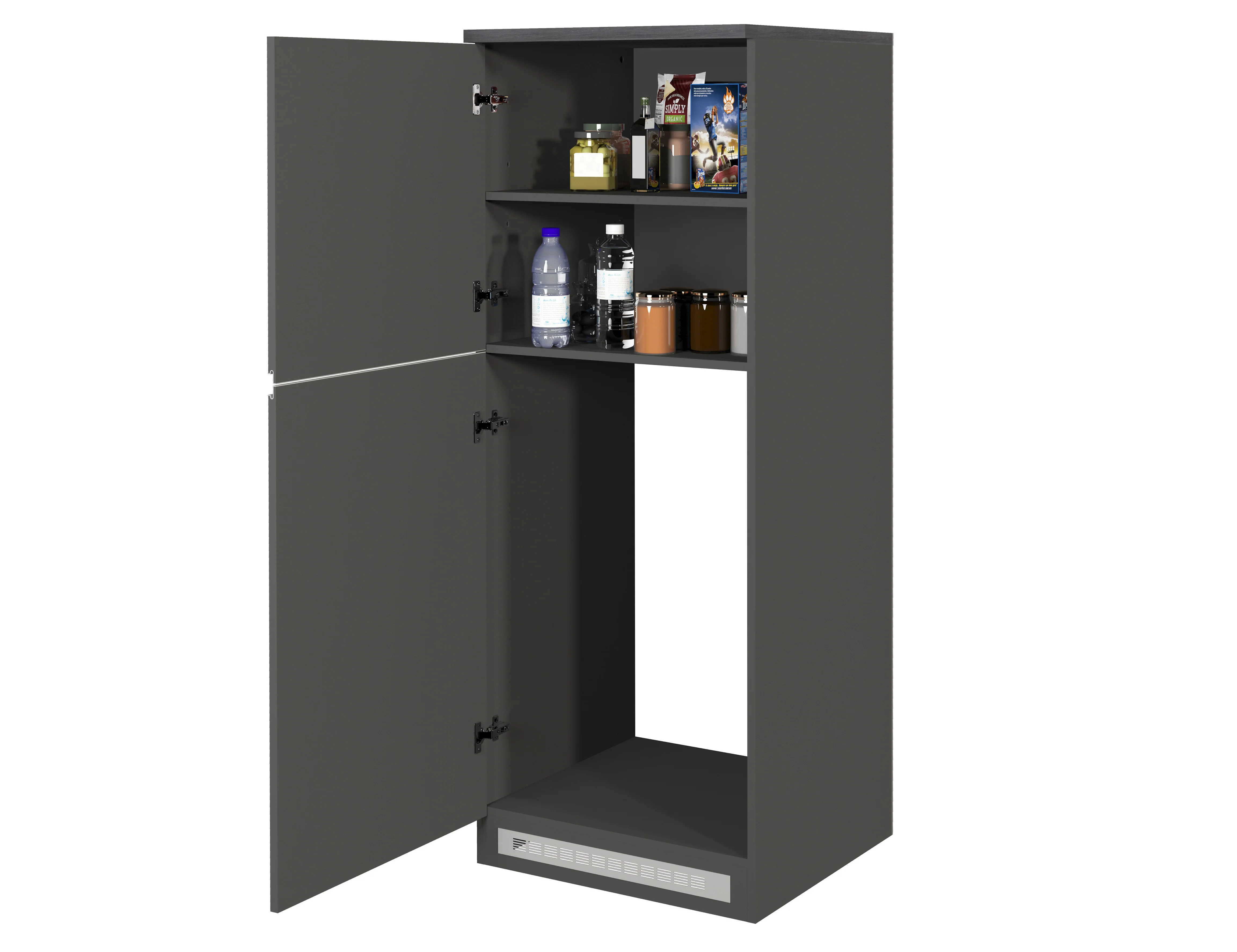 Colonna Porta Frigo SOLE - Antracite/Report, Moderna e Funzionale - Image 6