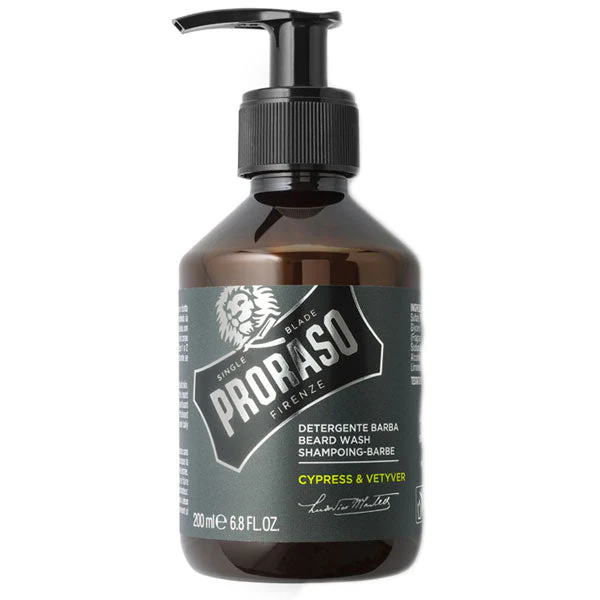 PRORASO CYPRESS E VETIVER DETERGENTE BARBA 200 ML
