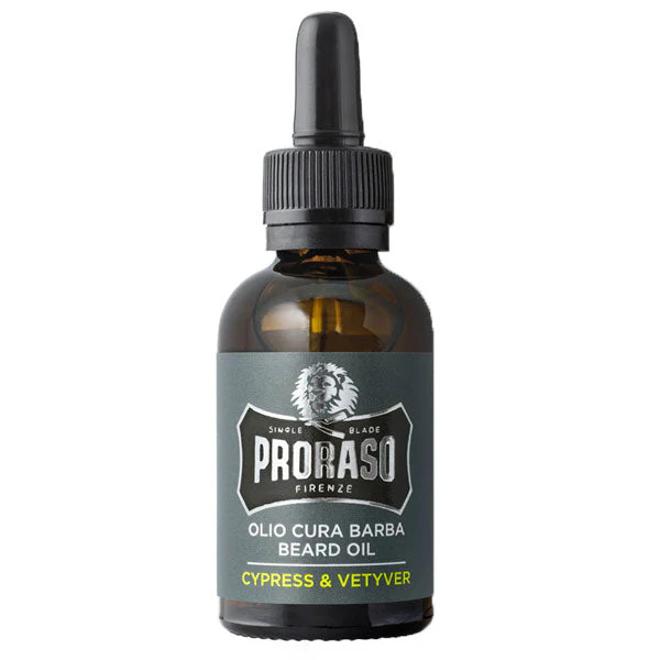 PRORASO CYPRESS E VETIVER OLIO CURA BARBA 100 ML