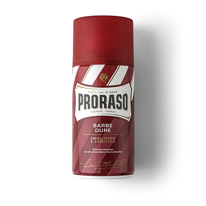 PRORASO SCHIUMA DA BARBA EMOLLIENTE BARBE DURE 400 ML