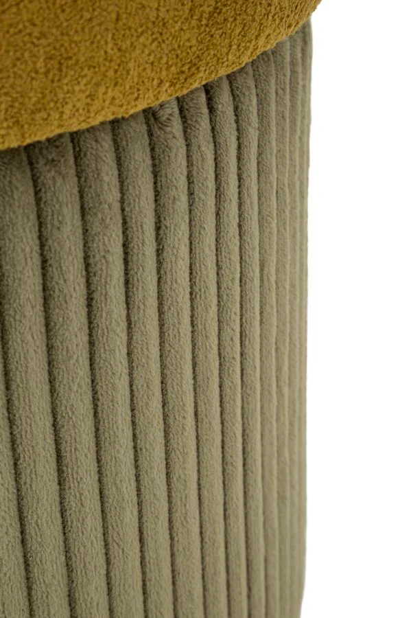 Puff C/Contenitore Aspen Verde Set 2 Pz Ø 42X44-35X37 - Image 5