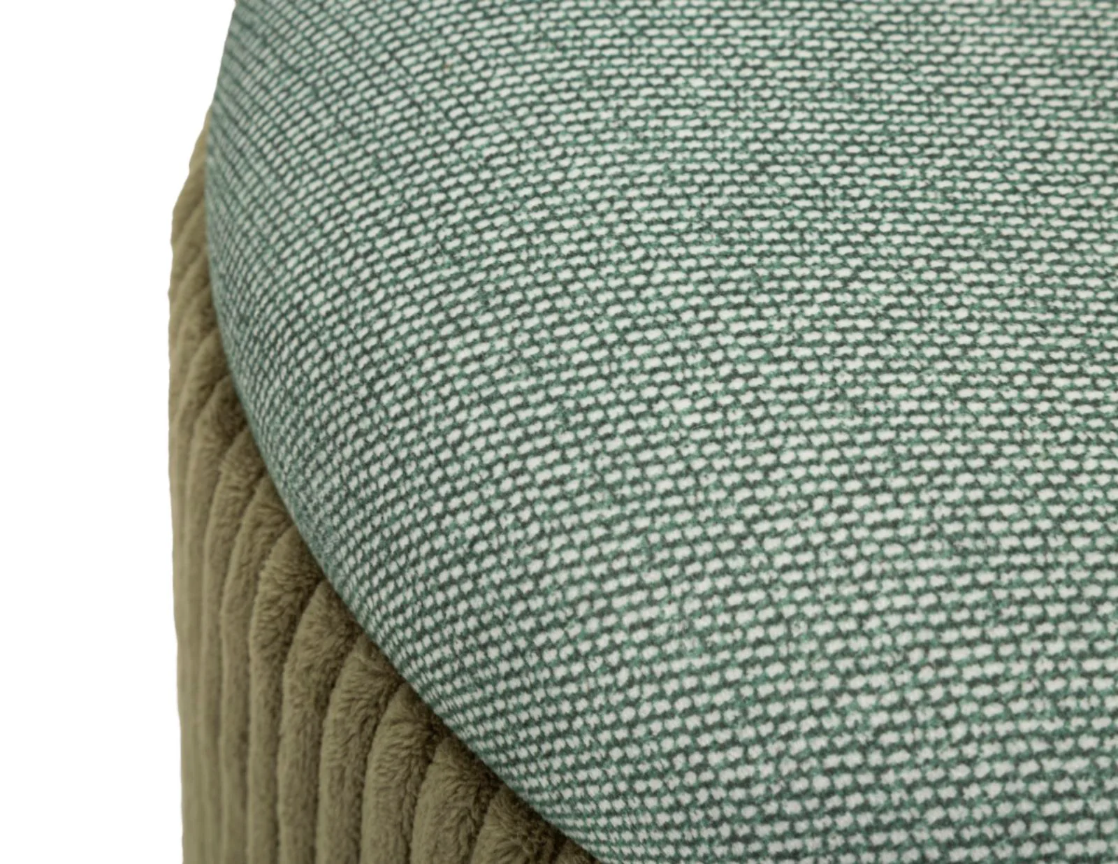 Puff C/Contenitore Bolzano Verde Set 2 Pz Ø 38X38-32X28 - Image 5