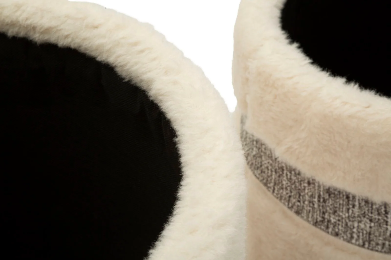 Puff C/Contenitore Saint-Moritz Crema Set 2 Pz Ø 40X47-32X38 - Image 8