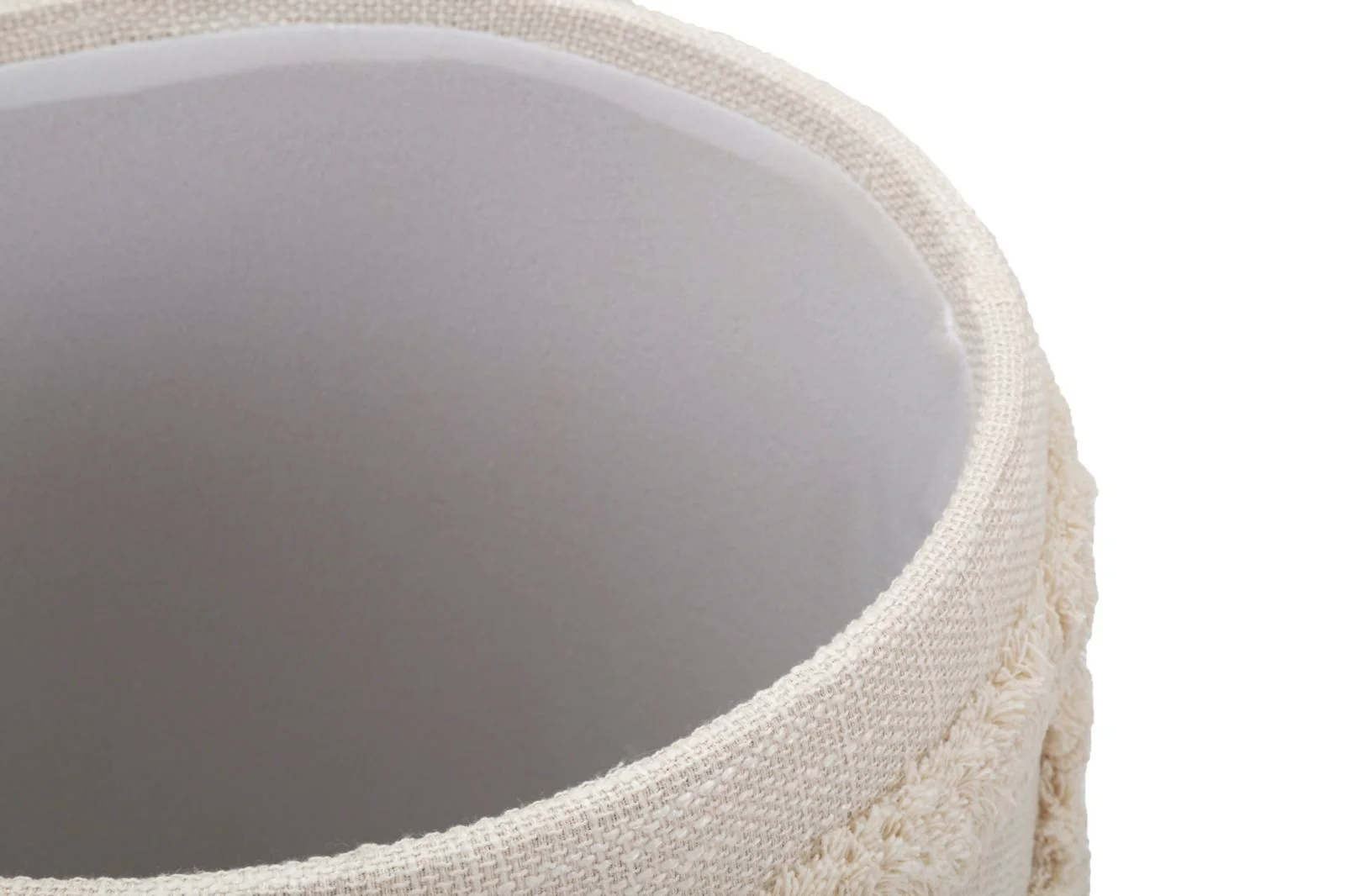 Pouf Damasco Rotondo con Contenitore Ø 35x40 cm - Image 5
