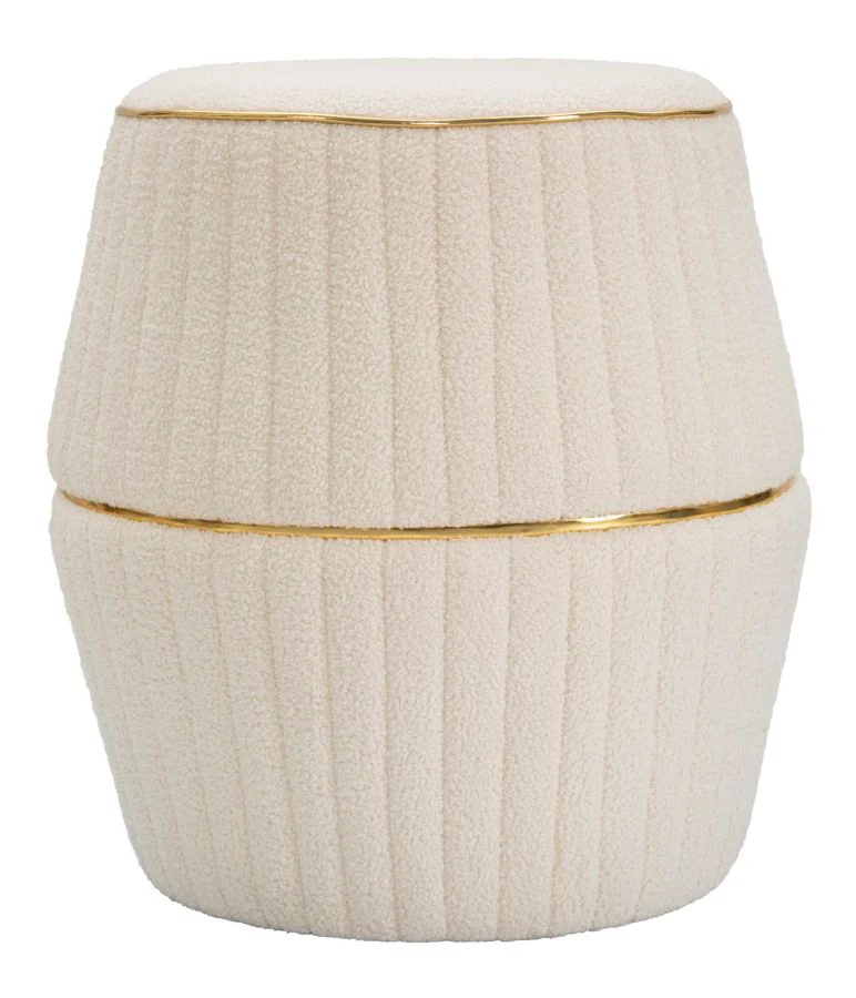 Pouf Island Plus Ø 50x52 cm - Eleganza e Comfort per Ogni Ambiente