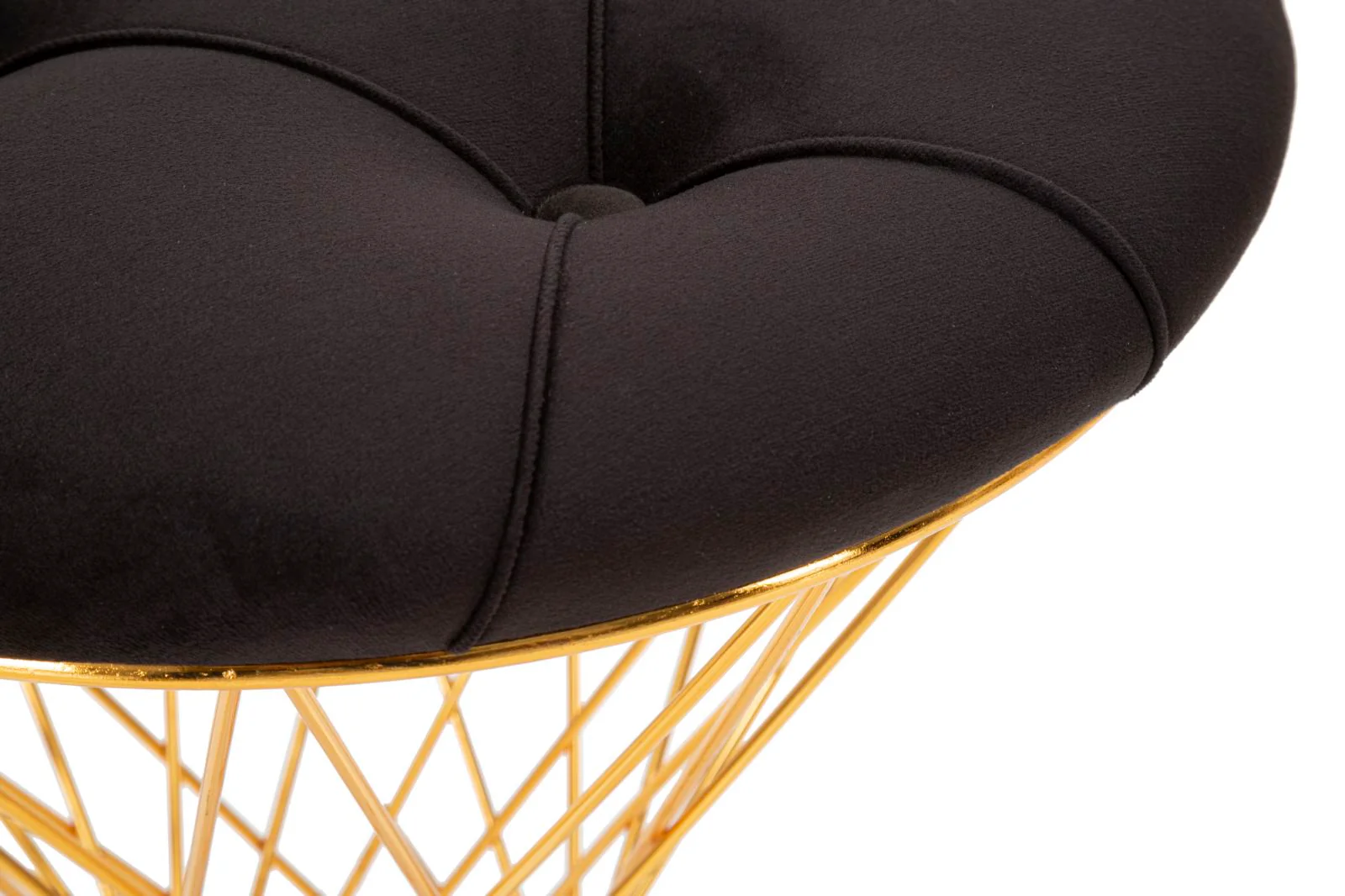 Pouf Torre Elegante Nero Ø 41x50 - Image 3