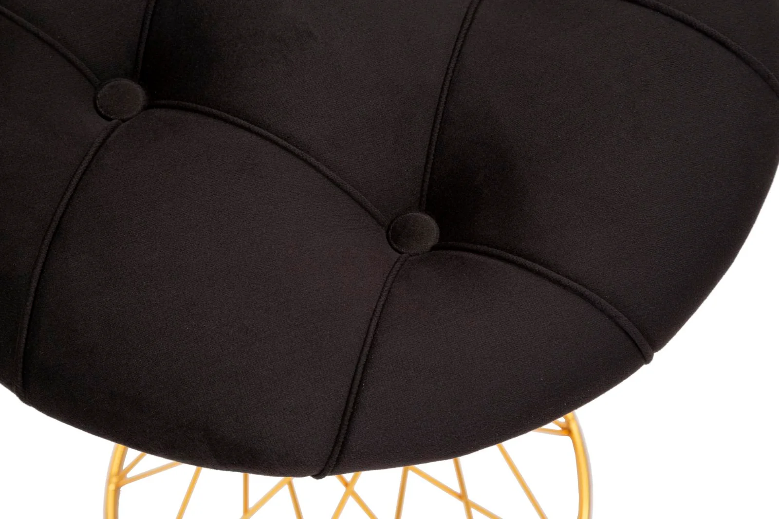 Pouf Torre Elegante Nero Ø 41x50 - Image 5
