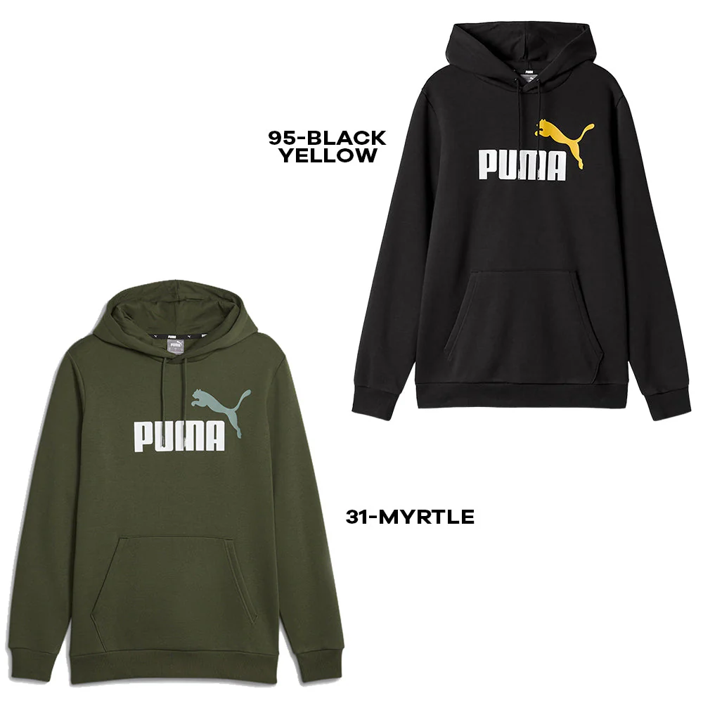 Puma Felpa con Cappuccio Ess+ 2 Col Big Logo 586764