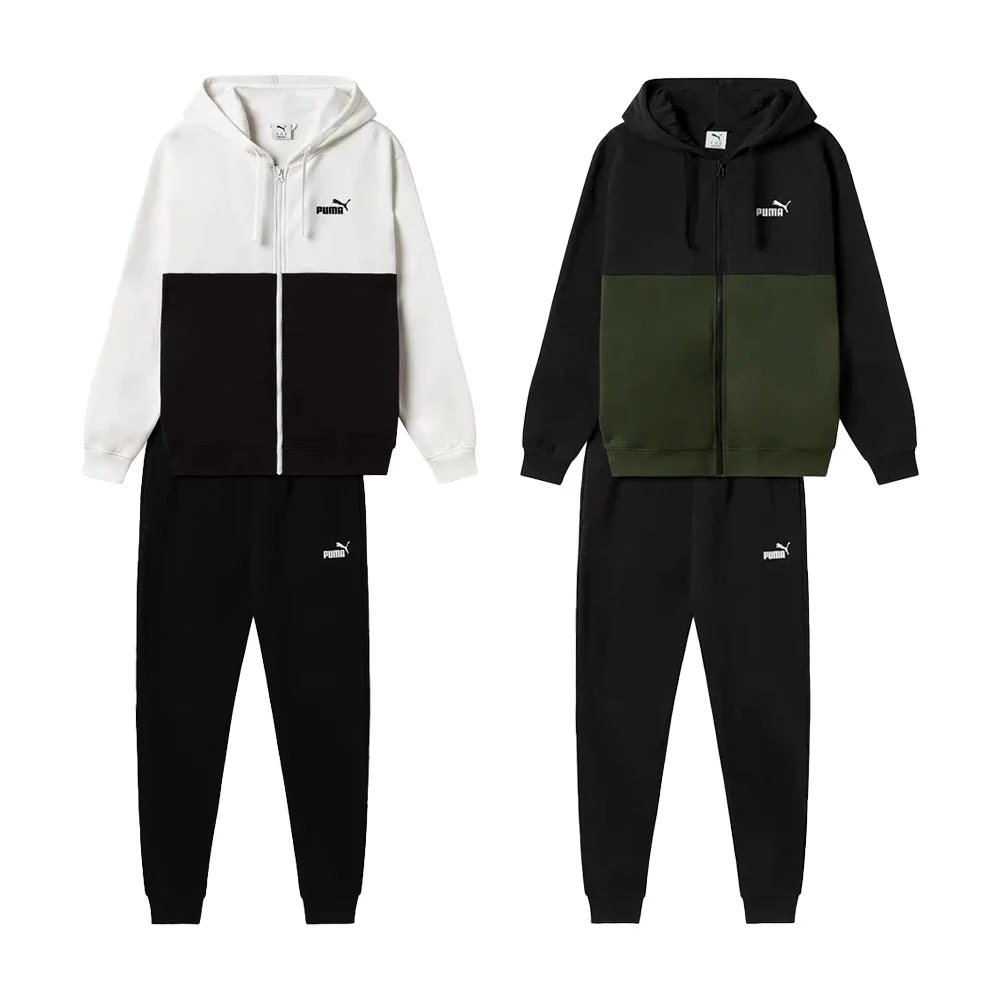 Puma Tuta Felpata con Cappuccio Full Zip Sweat 692158