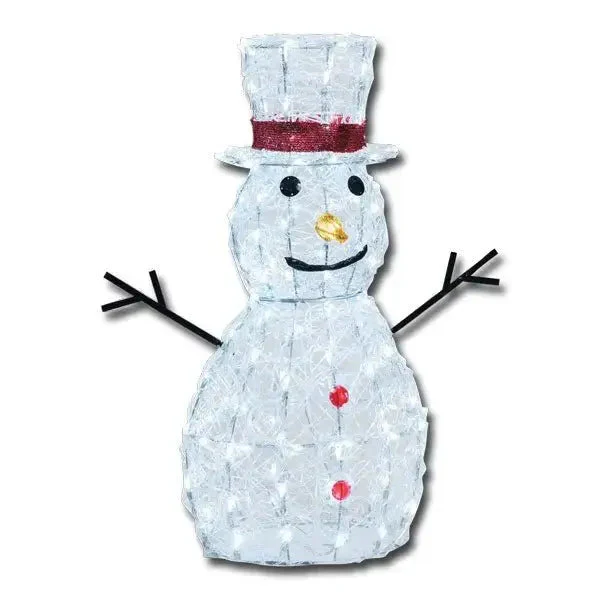 Pupazzo di neve 3d.h70 160led bianco