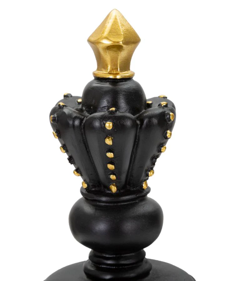 Re Majestico in Nero e Oro cm ø 11x32,5 - Image 3