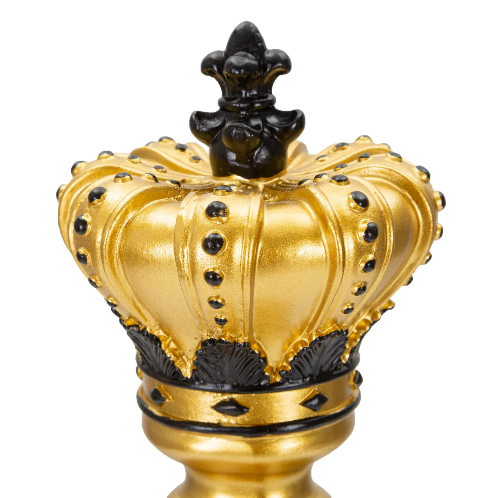 Re degli Scacchi in Oro e Nero Ø 13x40,5 cm - Image 3