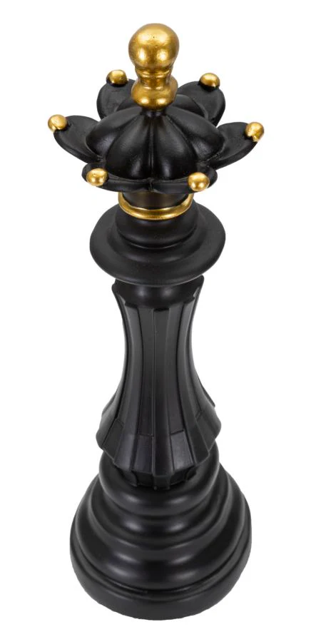 Regina Elegante in Nero e Oro cm ø 12x37 - Image 2