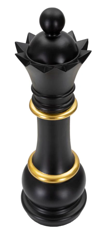 Regina Elegante in Nero e Oro cm ø 15x50 - Image 2